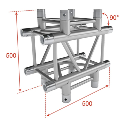 	Structures Alu Quatro 290 Charge Lourde Silver - ConteStage - QUATRO-A04