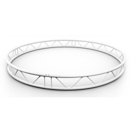 Structures Cercle Alu Duo 290 White - ConteStage - CDUOV29-200 W