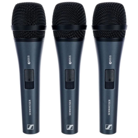 Micros chant sans fil - Sennheiser - E835 S 3Pack