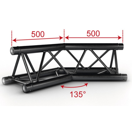 Structures Alu Trio 290 Black - ConteStage - AG29-023 BLK