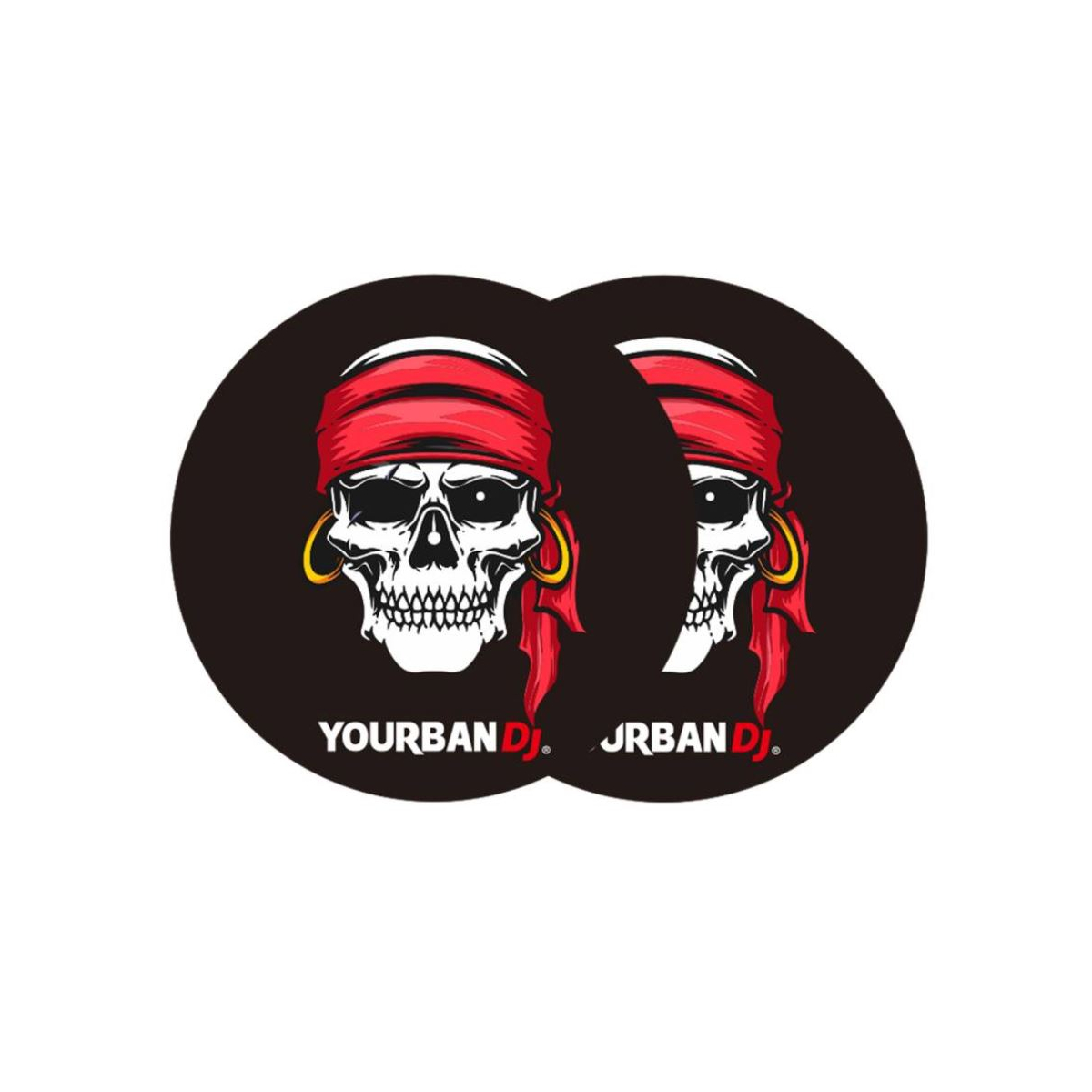 Feutrines platines vinyles DJ - Yourban DJ - YS 320 PIRATE BL