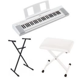 Packs Claviers et Synthé - Yamaha - PACK NP-15 (BLANC) +...