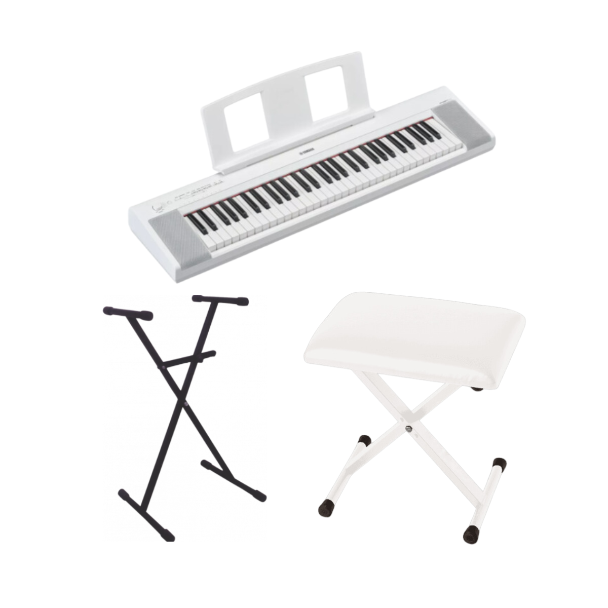 Packs Claviers et Synthé - Yamaha - PACK NP-15 (BLANC) +...