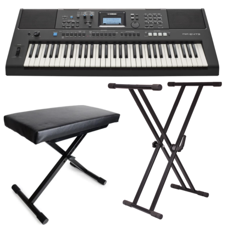 Packs Claviers et Synthé - Yamaha - PACK PSR-E473 + SK002 + SKB07