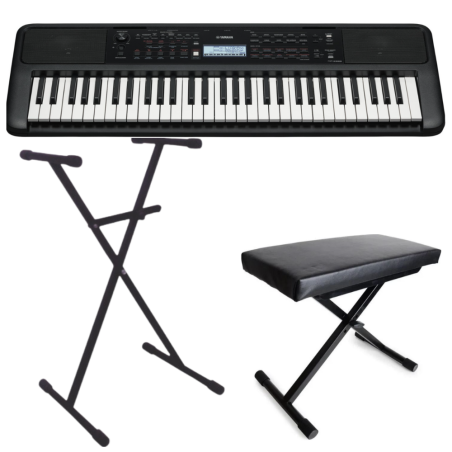 Packs Claviers et Synthé - Yamaha - PACK PSR-E383 + SK001 + SKB07
