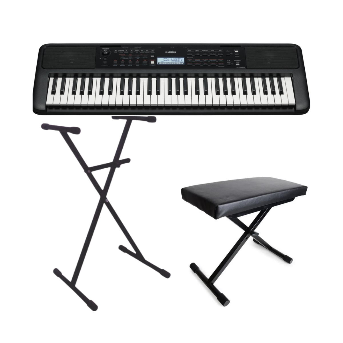 Packs Claviers et Synthé - Yamaha - PACK PSR-E383 + SK001 + SKB07