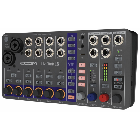 Enregistreurs multipistes - Zoom - LIVETRAK L-6