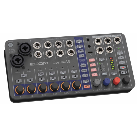 Enregistreurs multipistes - Zoom - LIVETRAK L-6