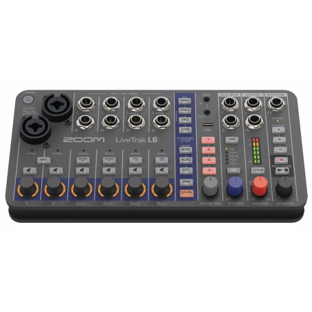 Enregistreurs multipistes - Zoom - LIVETRAK L-6
