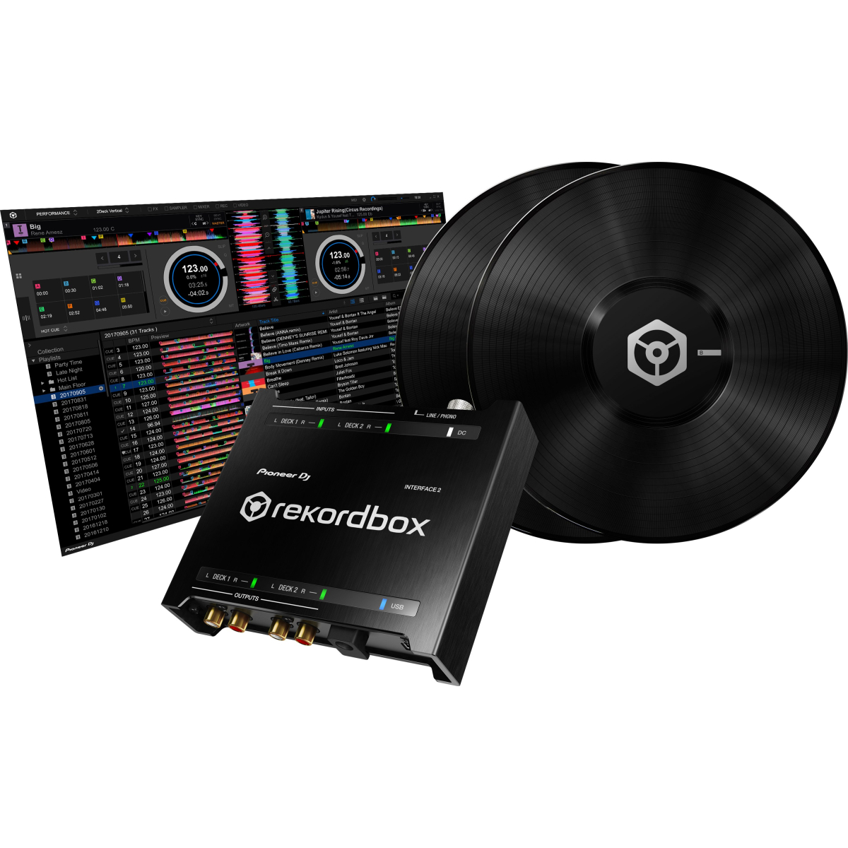 Logiciels Mix - Pioneer DJ AlphaTheta - INTERFACE 2
