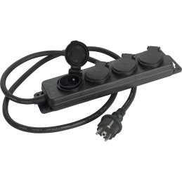 Multiprises secteur - AFX Light - MS4FR-IP (3x2,5mm - 1,5m)