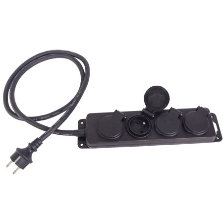 Multiprises secteur - AFX Light - MS4FR-IP (3x2,5mm - 1,5m)