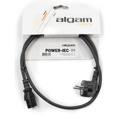 Câbles alimentation shucko cee - Algam Lighting - POWER-IEC-1M
