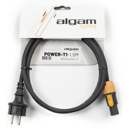 Câbles alimentation powercon - Algam Lighting - POWER-T1-1.5M