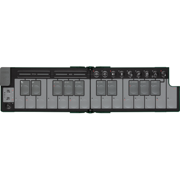 Claviers maitres compacts - Korg - NANOKEY FOLD ALPINE GREEN Claviers maitres compacts - Korg - NANOKEY FOLD ALPINE GREEN