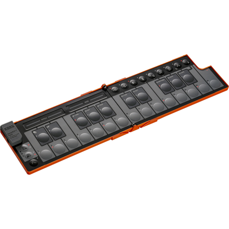 Claviers maitres compacts - Korg - NANOKEY FOLD LAVA ORANGE