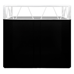 Stands DJ de scène - Headliner - Indio Booth Scrim (BLACK)