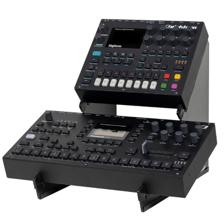 Mobilier home studio - Headliner - 2-Tier Desktop Synth Stand