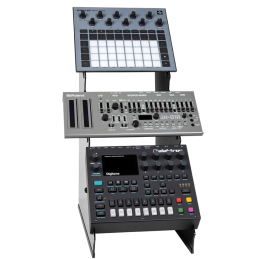 	Mobilier home studio - Headliner - 3-Tier Desktop Synth Stand