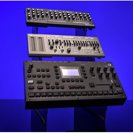 Mobilier home studio - Headliner - 3-Tier Desktop Synth Stand