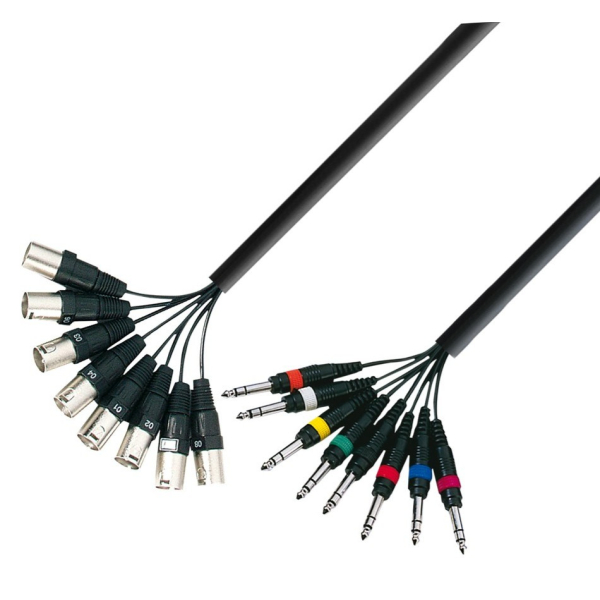 Multipaires - Adam Hall - 3 STAR LOOM 8 MV 0300 (3m) Multipaires - Adam Hall - 3 STAR LOOM 8 MV 0300 (3m)