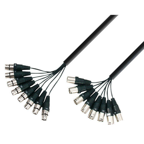 Multipaires - Adam Hall - 3 STAR LOOM 8 MF 0500 (5m) Multipaires - Adam Hall - 3 STAR LOOM 8 MF 0500 (5m)