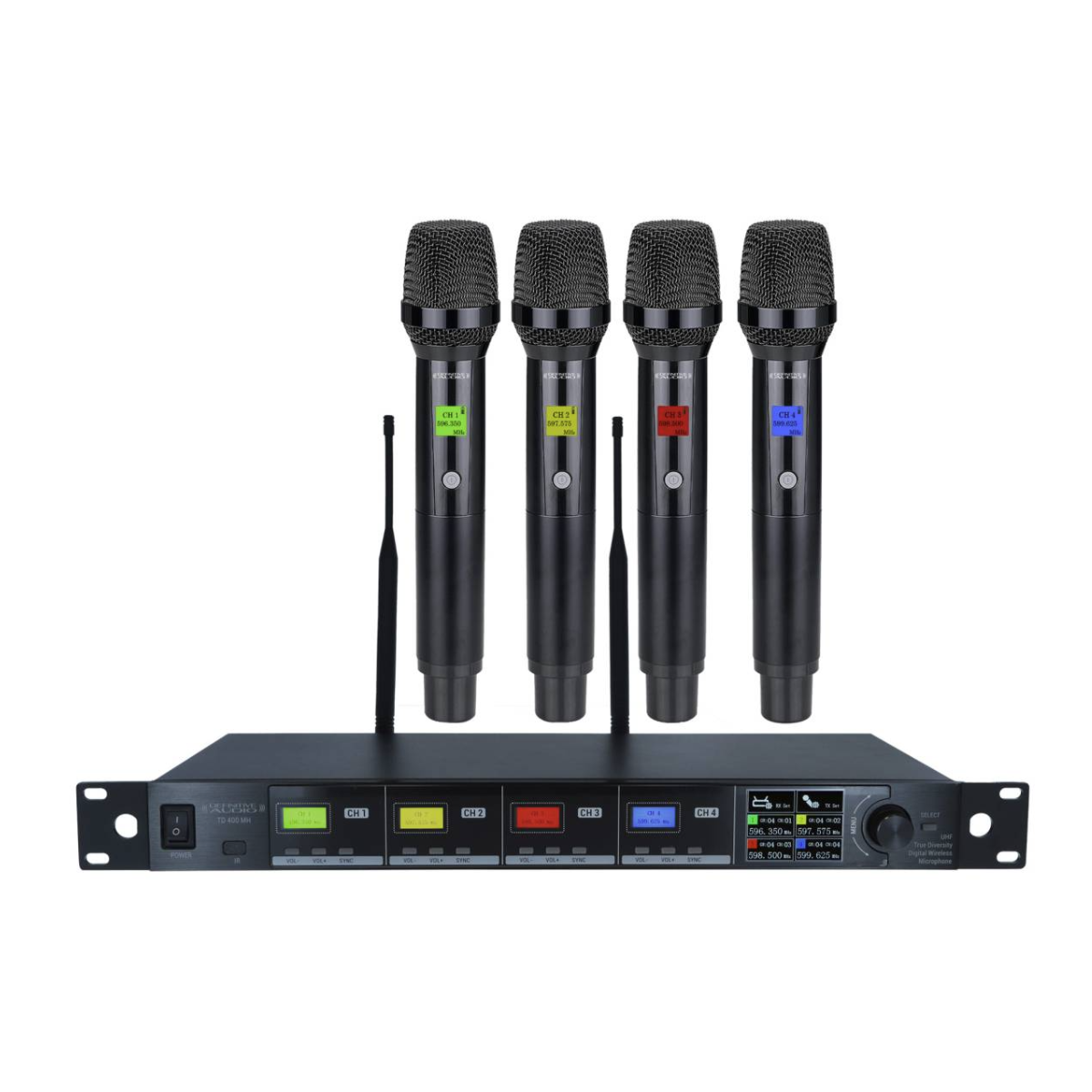 Micros chant sans fil - Definitive Audio - TD 400 MH