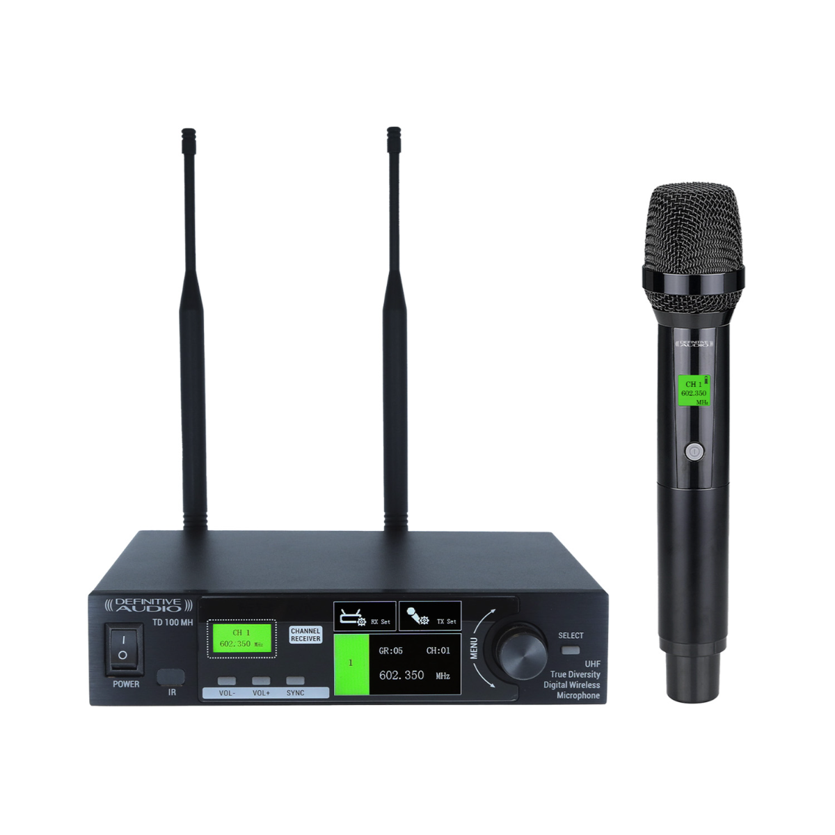 Micros chant sans fil - Definitive Audio - TD 100 MH