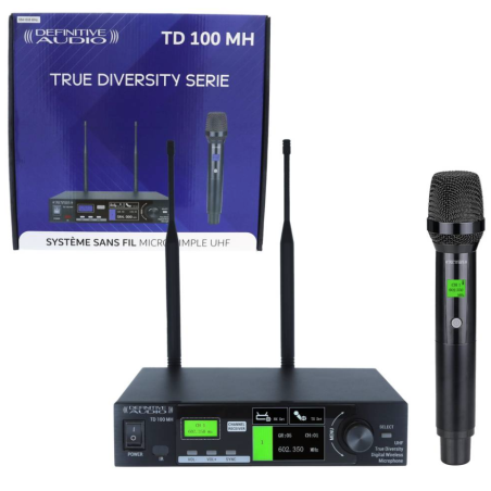 Micros chant sans fil - Definitive Audio - TD 100 MH