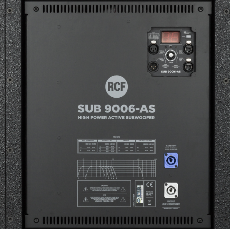 Caissons de basse actifs - RCF - SUB 9006-AS