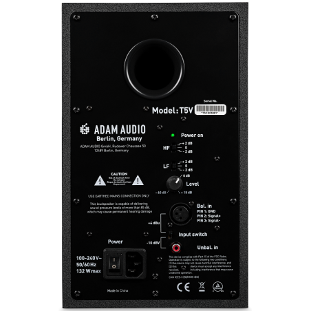 Enceintes monitoring de studio - Adam Audio - T5V