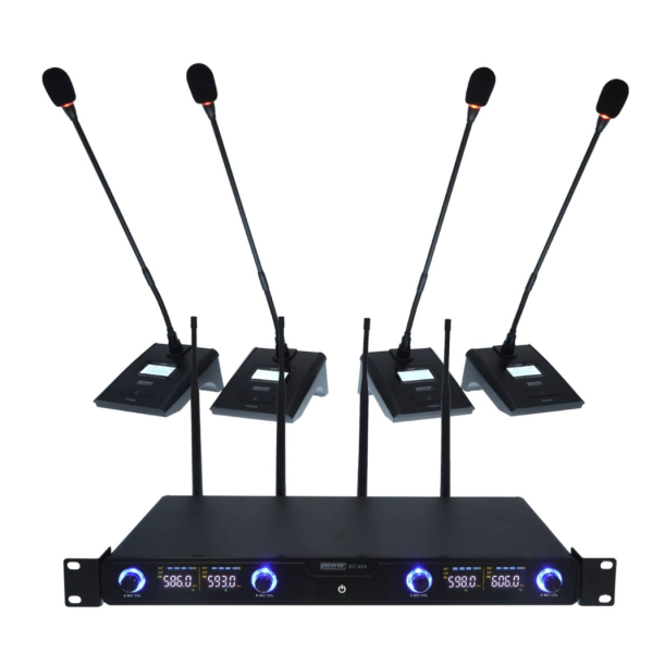 Systèmes de conférence - Power Acoustics - Sonorisation - SC 404 Systèmes de conférence - Power Acoustics - Sonorisation - SC 404