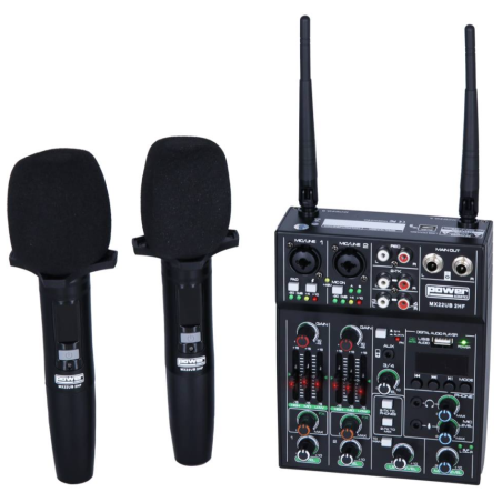 Consoles analogiques - Power Acoustics - Sonorisation - MX 22 UB 2HF