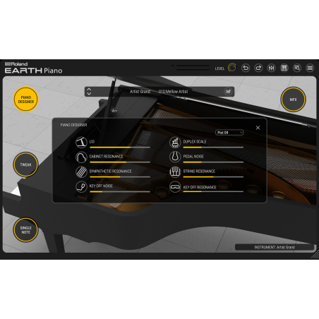 Logiciels instruments virtuels - Roland Cloud - EARTH PIANO