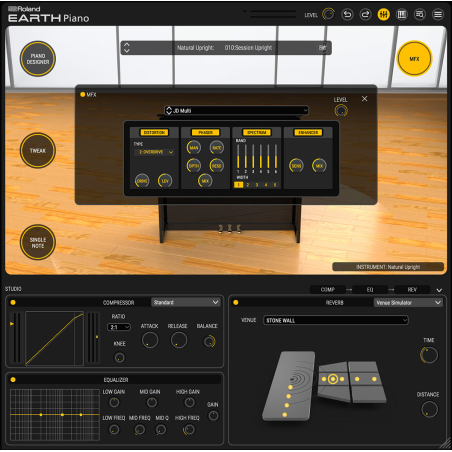 Logiciels instruments virtuels - Roland Cloud - EARTH PIANO