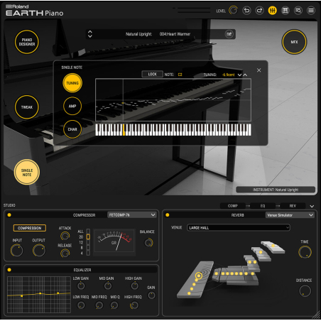 Logiciels instruments virtuels - Roland Cloud - EARTH PIANO