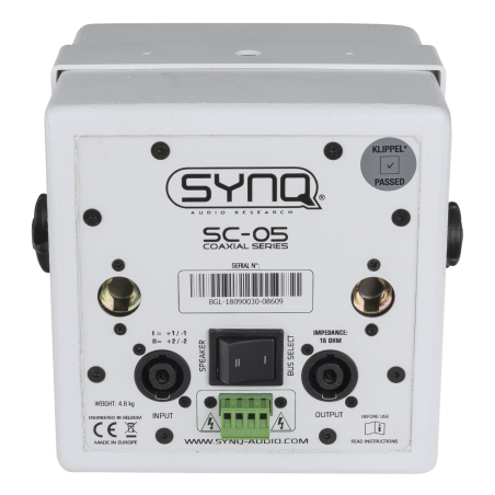 Enceintes d’installation et ligne de 100V - SynQ - SC-05 WHITE