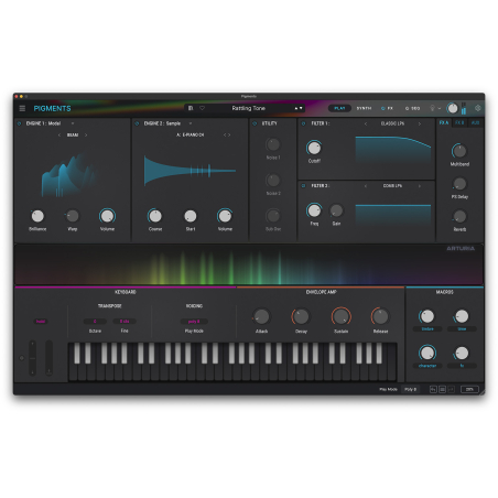 Logiciels instruments virtuels - Arturia - PIGMENTS 6 EDU