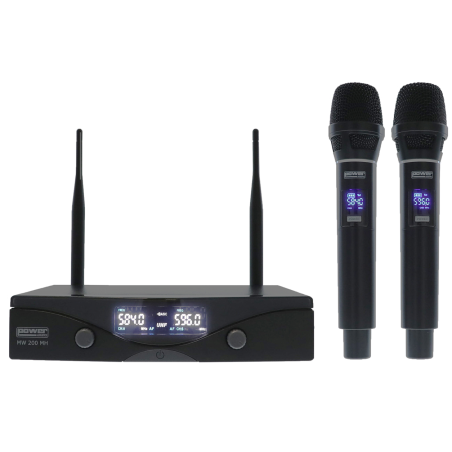 Micros chant sans fil - Power Acoustics - Sonorisation - MW 200 MH