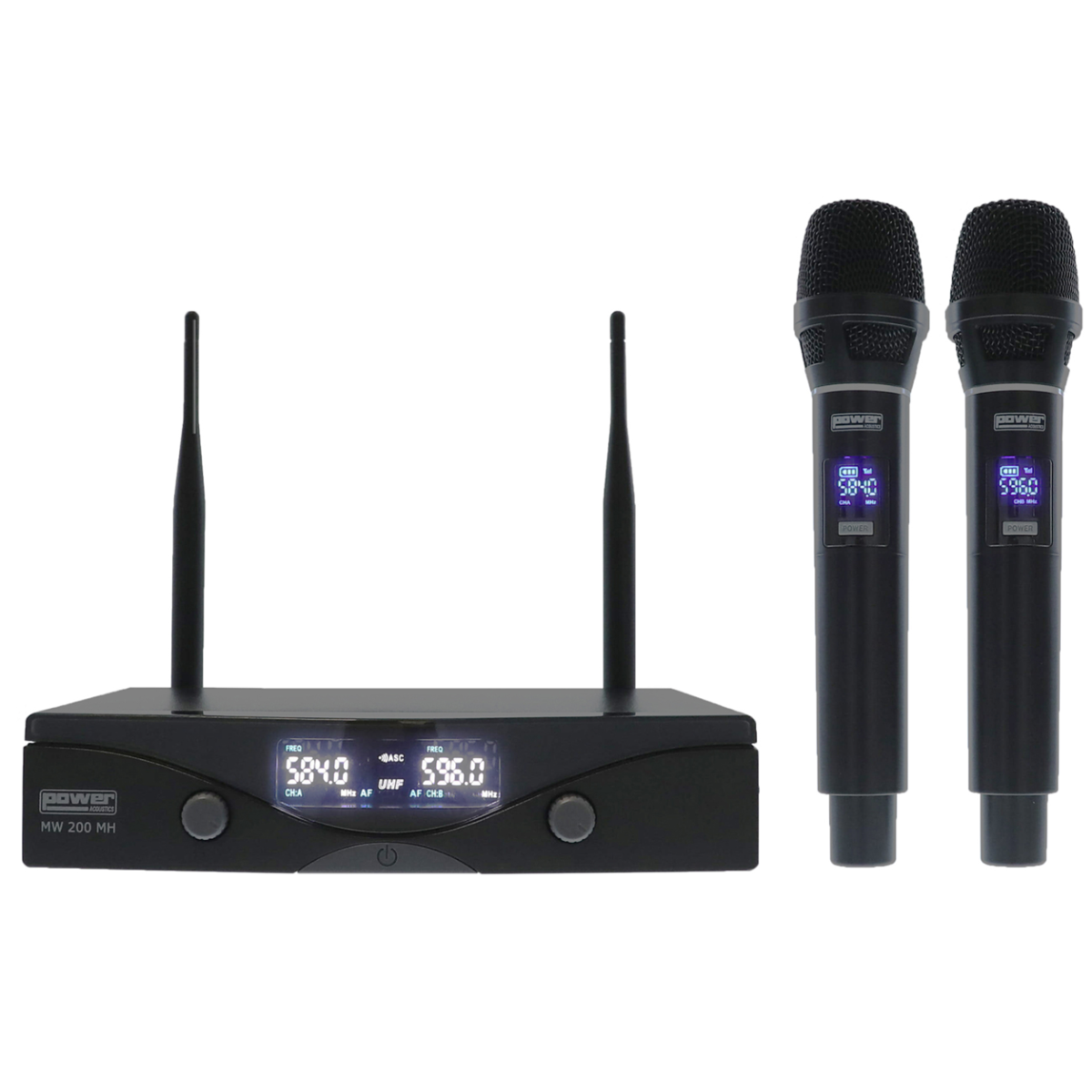 Micros chant sans fil - Power Acoustics - Sonorisation - MW 200 MH