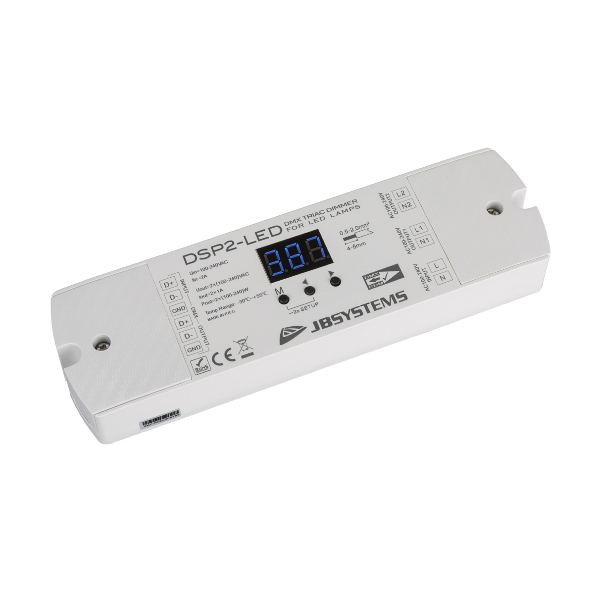 Blocs de puissance - JB Systems - DSP2-LED