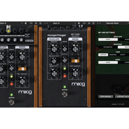 Logiciels instruments virtuels - Moog - MF-109S Saturator