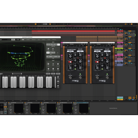 Logiciels instruments virtuels - Moog - MF-108S Cluster Flux