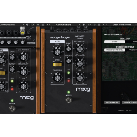 Logiciels instruments virtuels - Moog - MF-107S FreqBox