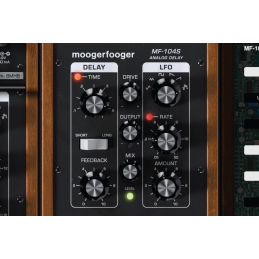 	Logiciels instruments virtuels - Moog - MF-104S Analog Delay