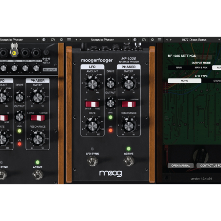 Logiciels instruments virtuels - Moog - MF-103S 12-Stage Phaser