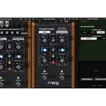Logiciels instruments virtuels - Moog - MF-102S Ring Modulator
