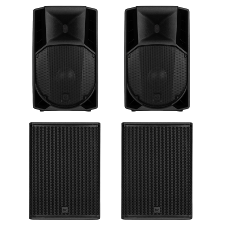 Enceintes amplifiées - RCF - 2 ART 735-A MK5 + 2 SUB...