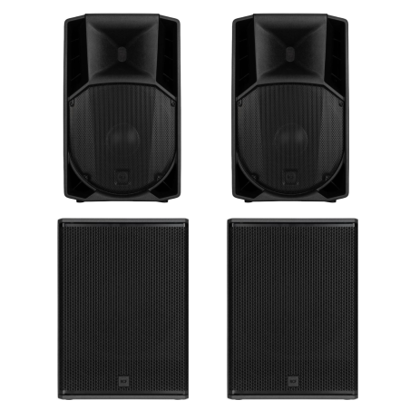 Enceintes amplifiées - RCF - 2 ART 745-A MK5 + 2 SUB...