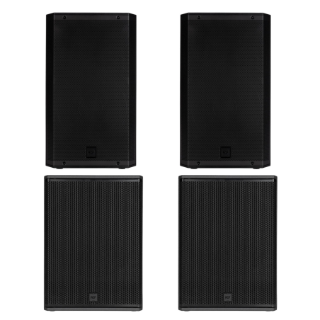 Enceintes amplifiées - RCF - 2 ART 915-A + 2 SUB 8003-AS...